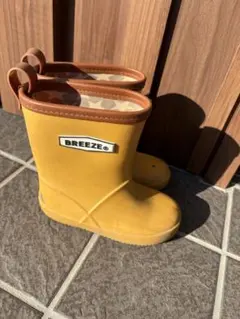 長靴 BREEZE イエロー　16センチ