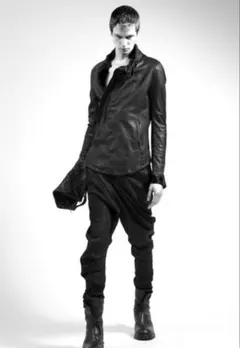 00s julius coated drape skinny denim デニムのサムネイル