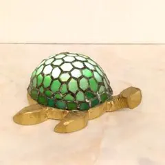 ステンドグラスライト 亀型 - メルカリ