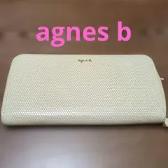 agnes b. 長財布 ラウンドファスナー ベージュのサムネイル