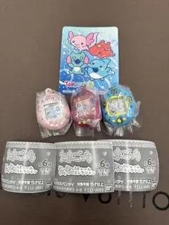 たまごっち　シャカシャカチャーム　ふりかけ　キラキラシール　ガチャガチャ　てんし