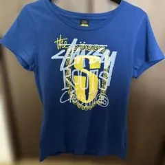 レア　Stussy Tシャツ ブルー Lサイズのサムネイル