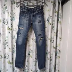HYSTERIC GLAMOUR SP加工小窓スリムデニム29インチ