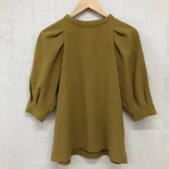 INDIVI 雑誌掲載 22AW ストレッチ 袖コンシャスブラウス 7分袖 34