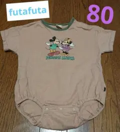 futafuta ロンパース ミッキー ミニー 80