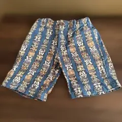ヒステリックミニ　青ハーフパンツ　95cm used