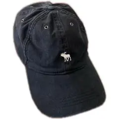 Abercrombie ＆ Fitch　アバクロ　キャップ　ブラックのサムネイル