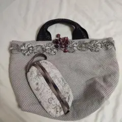 ハンドメイド　パッチワーク　ハンドバッグ　ポーチ　まとめ売り