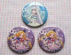 【匿名発送】プリキュアカフェ 缶バッジ フレンディ/ニャミー タワレコカフェ