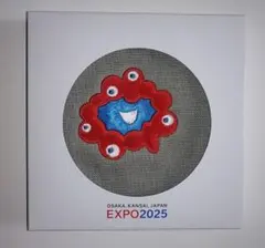 ミャクミャク　刺繍　タオルハンカチ