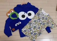 ユニバ用コスプレセット＊レディース＊パーカー＊ミニオン＊セサミストリート