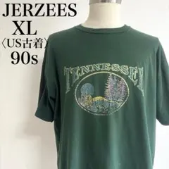 90s ジャージーズ テネシー Tシャツ XUSAコンポーネント アートT 古着