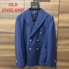 OLD ENGLAND ネイビー ダブルブレストジャケット　イタリア製のサムネイル