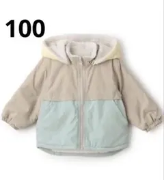 プティマイン リバーシブル　ブルゾン　アウター　男の子　コート　保育園着　100