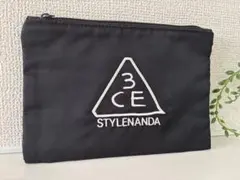 3CE ポーチ スリーシーイー メイクポーチ 黒 韓国コスメ 化粧ポーチ ケースのサムネイル