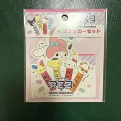 PEZ サンリオ ステッカーセット ペッツ シール マイメロ シナモン キティ