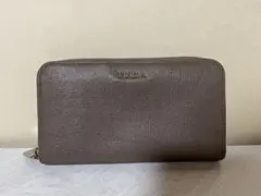 FURLA フルラ 長財布 ラウンドファスナー ベージュ系