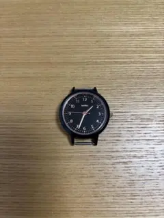 Nattito黒腕時計(文字盤ピンクゴールド)(ベルト無し)