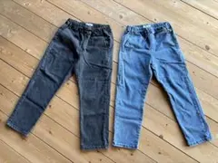 デニムパンツ 2本セット 140cmのサムネイル