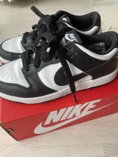 NIKE DUNK LOW (PS) ホワイト/ブラック 1Y