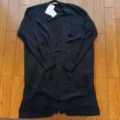 長袖 ロングカーディガン ブラック未使用品☆