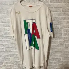 PUMA ITALIA Tシャツ ホワイト Sサイズのサムネイル