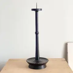燭台 古道具 骨董 アンティーク 和ろうそく 木製 キャンドルホルダー スタンド