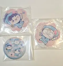 忍たま乱太郎 ふんわり桜もちぴこの段 一年生 アクスタ 缶バッジ