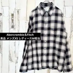 美品 アバクロンビー＆フィッチ オンブレチェック 長袖 ネルシャツ ウィメンズ