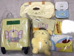 サンリオ当たりくじ　ポムポムプリン キャリーケースセット