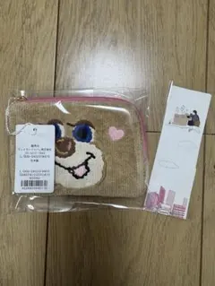 ピ*ク様 フェイラー　テディ　L字ポーチ