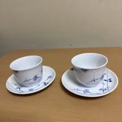 ROYAL COPENHAGEN 和風カップ＆ソーサーセット 2個