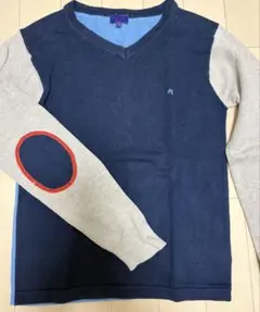 ポールスミス　ニット　140cm ネイビー　ソフトブルー