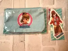 リカちゃんくじ　セーラーズ　08　ポーチ　11　ダイカットキーチェーン　2点