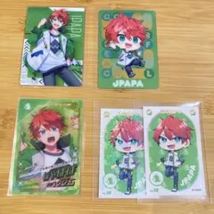 カラフルピーチ　じゃぱぱ　カード　5枚まとめ売り