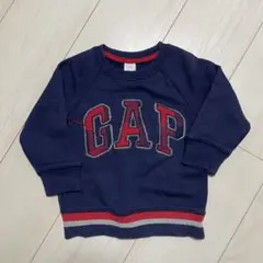 GAP ネイビー ロゴ トレーナー