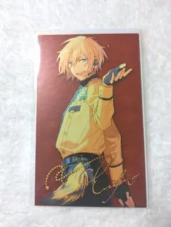 あんさんぶるスターズ　中国6周年記念グッズ　宣誓グッズ　ポストカード単品　英智