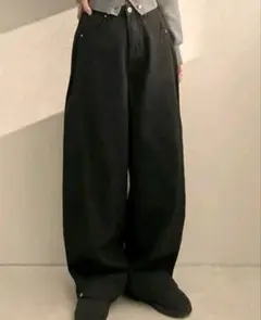 SHEIN DAZY 無地ストレートカットブルージーンズ