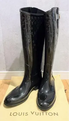 ★美品★LOUIS VUITTON レインブーツブラック 38（24.5相当）のサムネイル
