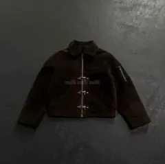 短丈 ファイヤーマンジャケット スウェード opium archive