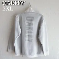 【美品】OAKLEY オークリー ゴルフ ブルゾン ジャケット 2XL ホワイト