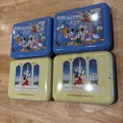 ディズニー　アメニティ缶 4個セット