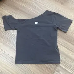 (新品タグ付き)MURUA ワンショルダー Tシャツ グレー Fサイズのサムネイル