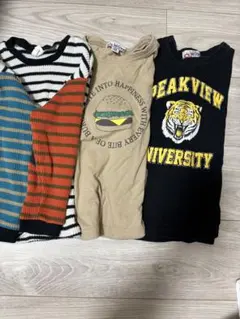 子供長袖Tシャツ　3枚セット　120センチ