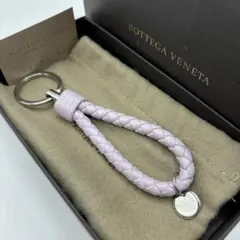 美品✨️ボッテガヴェネタ イントレチャート キーリング ダーク