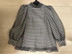 SNIDEL オーガンジーシースルーブラウス