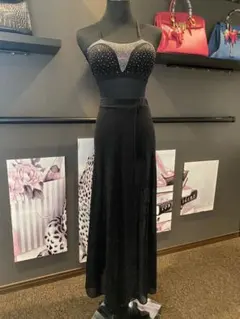 ベリーダンス セットアップ 黒いビーズ装飾