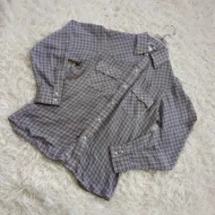 USA古着 70s～80s Levis 長袖　チェックシャツ　ヴィンテージ