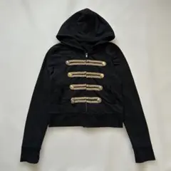 ナポレオン ジップアップパーカー y2k 平成ギャル 00s ショート丈 短丈