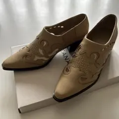 JEANASIS ウエスタン ヒール シューズ●M 23〜23.5cm●パンプスのサムネイル